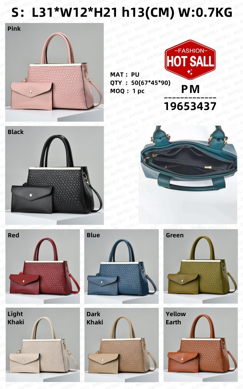 2 In 1 Bold Luxe Structured Handbag - Women's Fashion PU Handbag Custom Made Shoulder Bags Woman Handbag Bag - Axiomtech