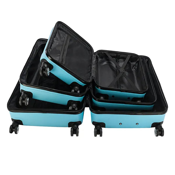3-in-1 Multifunctional Large Capacity Traveling Storage Suitcase Blue - Axiomtech