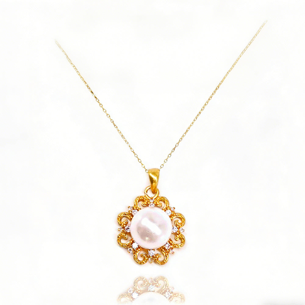 24K Gold SUN Necklace Jewelry  Simple Choker Pendant Woman Accessories Fashion Creative Gift - Axiomtech